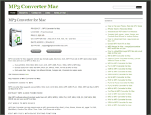 Tablet Screenshot of mp3converter-mac.com